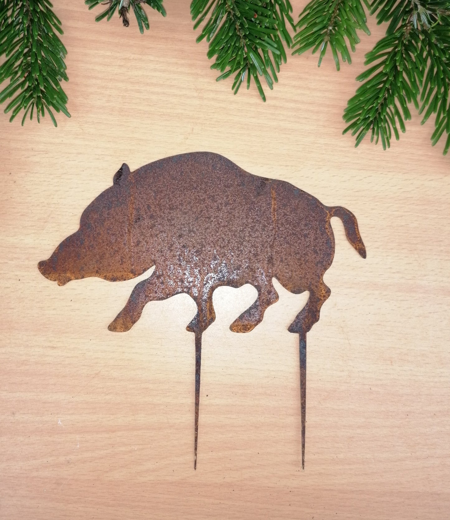 NEU !! Eichhörnchen Roststecker mini ca. 9 cm breit für Adventskränze , Gestecke , Blumentopf...