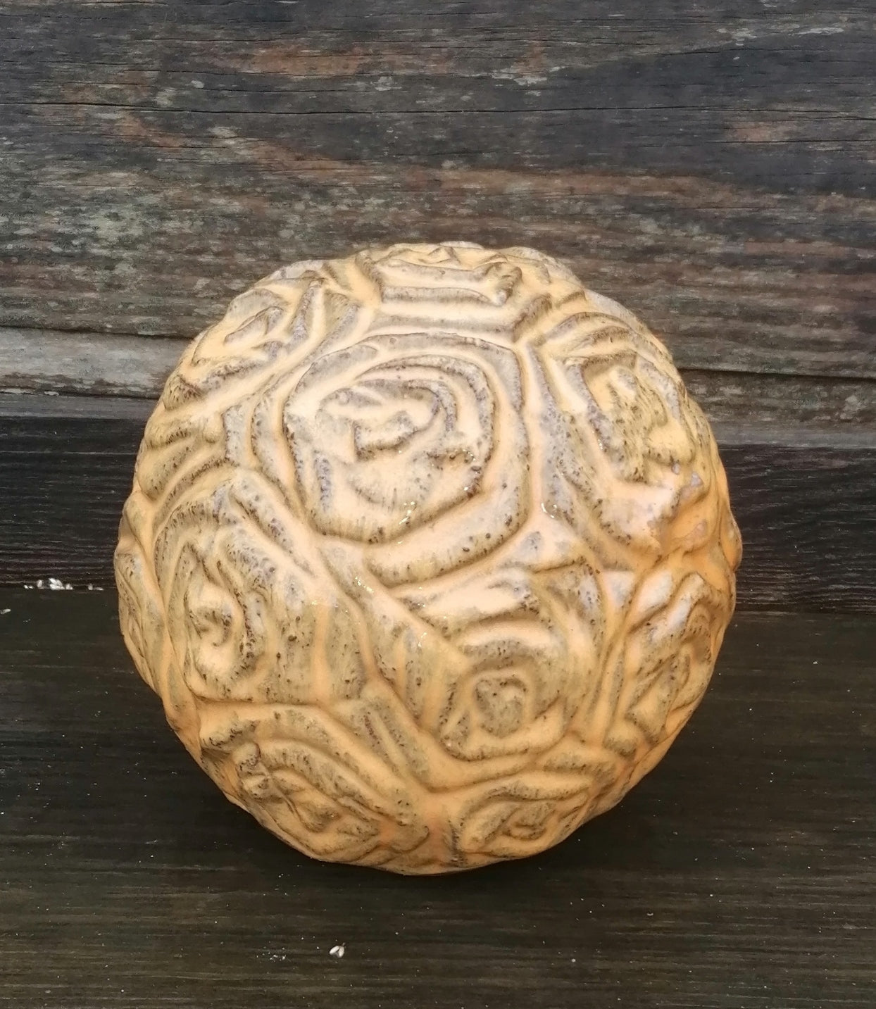 2. Wahl !! Schöne Kugel ø ca. 20 cm aus Steinzeug, Deko, Garten , Frostfest