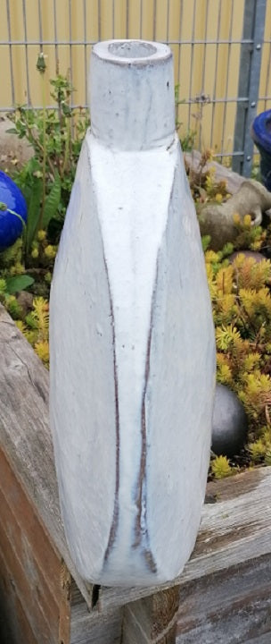 NEU !! Außergewöhnliche wunderschöne Vase ca. 42 cm hoch aus frostfesten Steinzeug türkis glasiert , Dekoration Haus Garten Amphore
