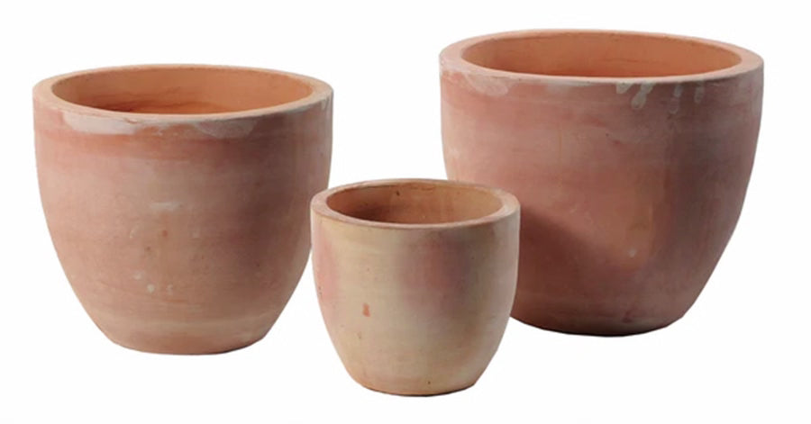 2.Wahl !! Schöner schlichter Blumentopf ø ca. 25 cm aus roten Terracotta, Pflanzgefäß , Blumenkübel