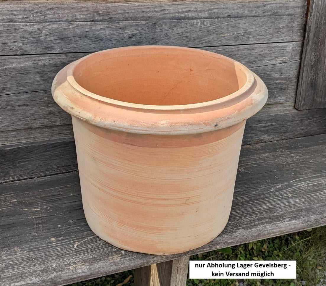 NEU !! Schöner großer robuster Blumentopf ø ca. 40 cm aus roten Terracotta, Pflanzgefäß Terrakotta Übertopf Deko Garten