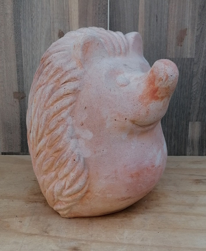 Igel ca. 30 cm hoch aus Terracotta Herbstdeko Garten Tiere