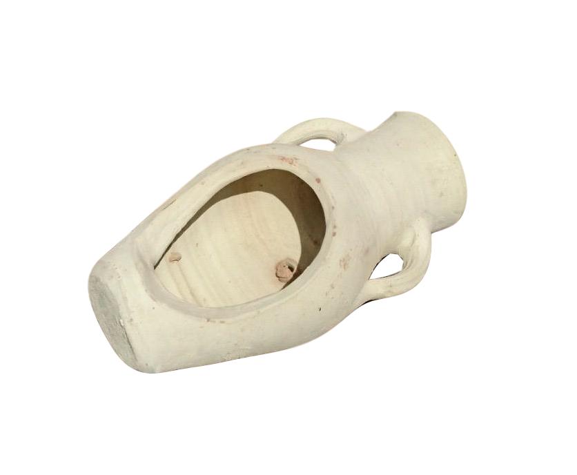 B-Ware !! Rustikale liegende bepflanzbare Amphore ca.30 cm aus Terracotta