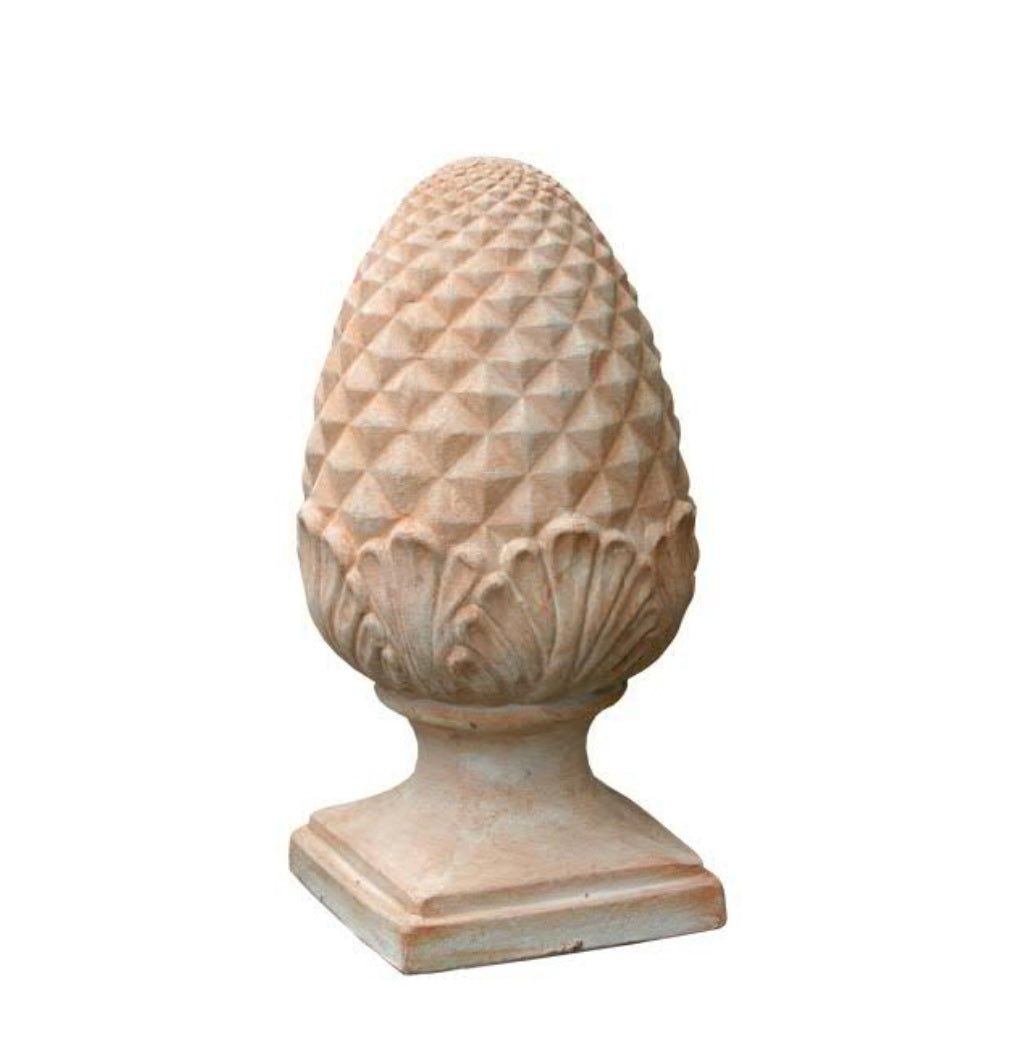 Neu !! Pinienzapfen 30 cm hoch aus Terracotta Deko Tannenzapfen Weihnachtsdeko
