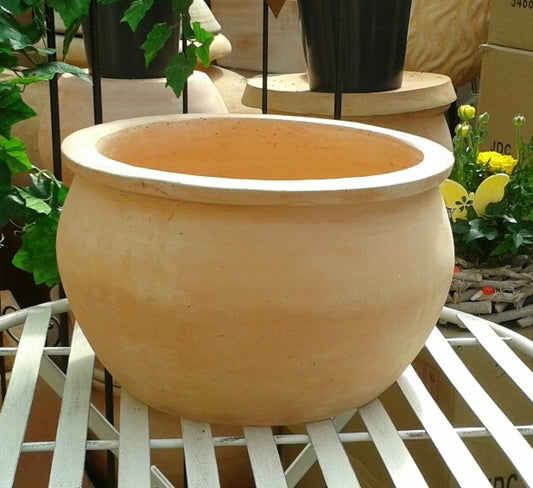 NEU !! Großer Blumentopf Pflanzschale ø ca. 38 cm aus Terracotta Terrakotta Pflanztopf, Blumenkübel