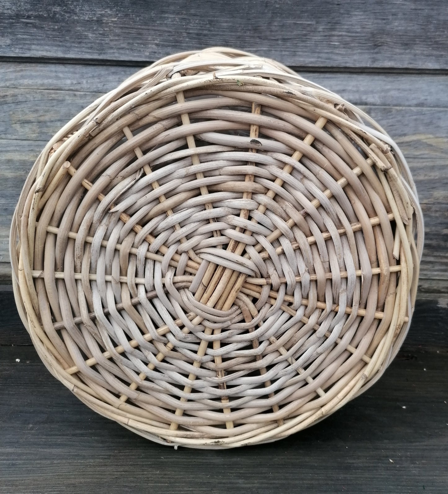 Neu !! 3er Set Pflanzkörbe aus Rattan / Weide -Naturprodukt mit einem Außendurchmesser von 26 cm , 35 cm und 39 cm  Übertopf Blumentopf Deko