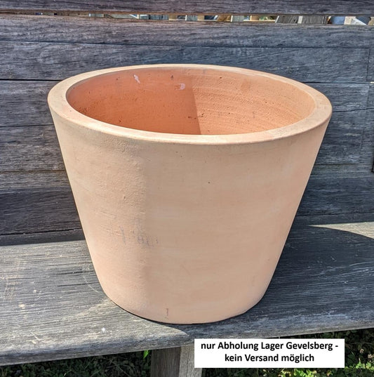 NEU !! Schöner schlichter großer Blumentopf ø ca. 40 cm aus roten Terracotta, Pflanzgefäß Terrakotta Übertopf Deko Garten