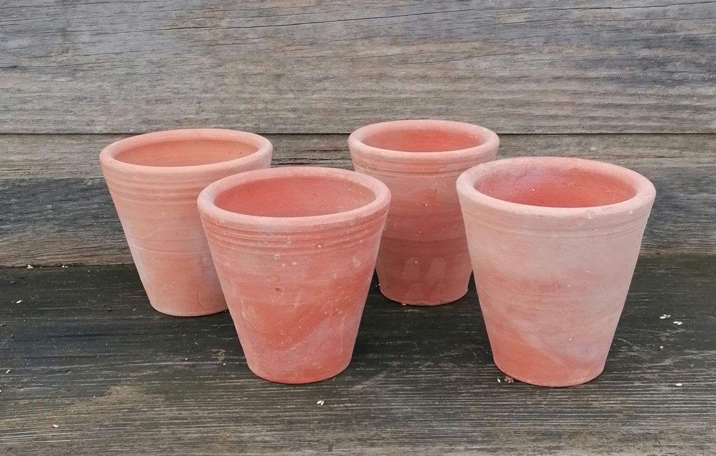 pflanztopf terracotta hoch 2.Wahl !! 4er Set Kleine rustikale rote Töpfe ca. 13 cm hoch aus Terra – La  Casa