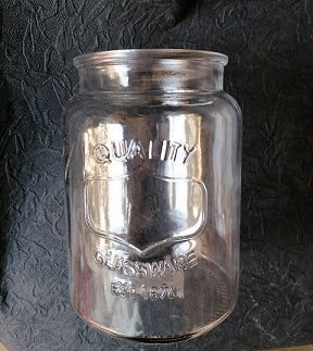 Dekoglas Vase Windlicht ca. 18 cm hoch