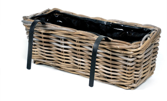 Aktion !! Pflanzkorb Balkonkasten ca. 48 cm aus Rattan