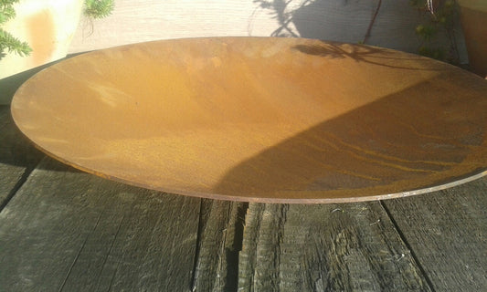 Feuerschale - Rostdekoschale ø 40 cm, 2 mm dick, extrem stabil aus Metall in Edelrost