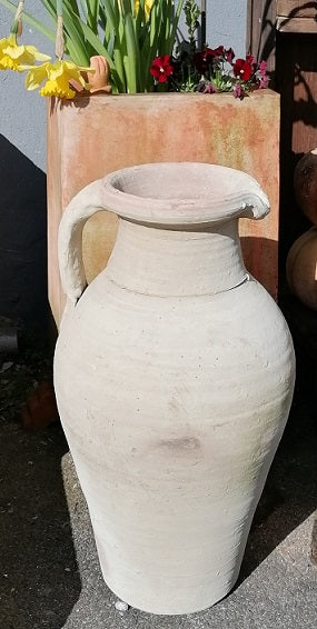 NEU !!!!! Rustikal handgetöpferte Kanne Krug ca. 50 cm hoch aus Terracotta, Deko, Vase