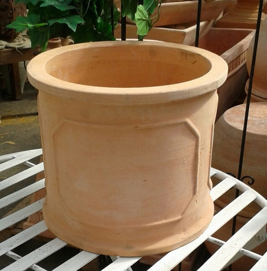 NEU !! Schöner Blumentopf ø ca. 30 cm aus roten Terracotta, Pflanzgefäß Terrakotta Übertopf Deko Garten