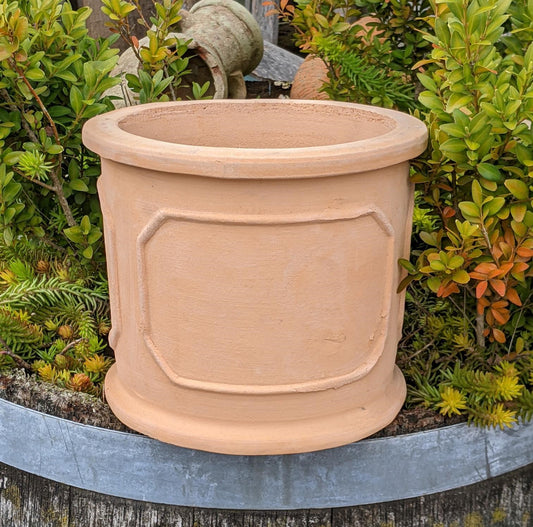 NEU !! Schöner Blumentopf ø ca. 22 cm aus roten Terracotta, Pflanzgefäß Übertopf Terrakotta Garten Deko Rund